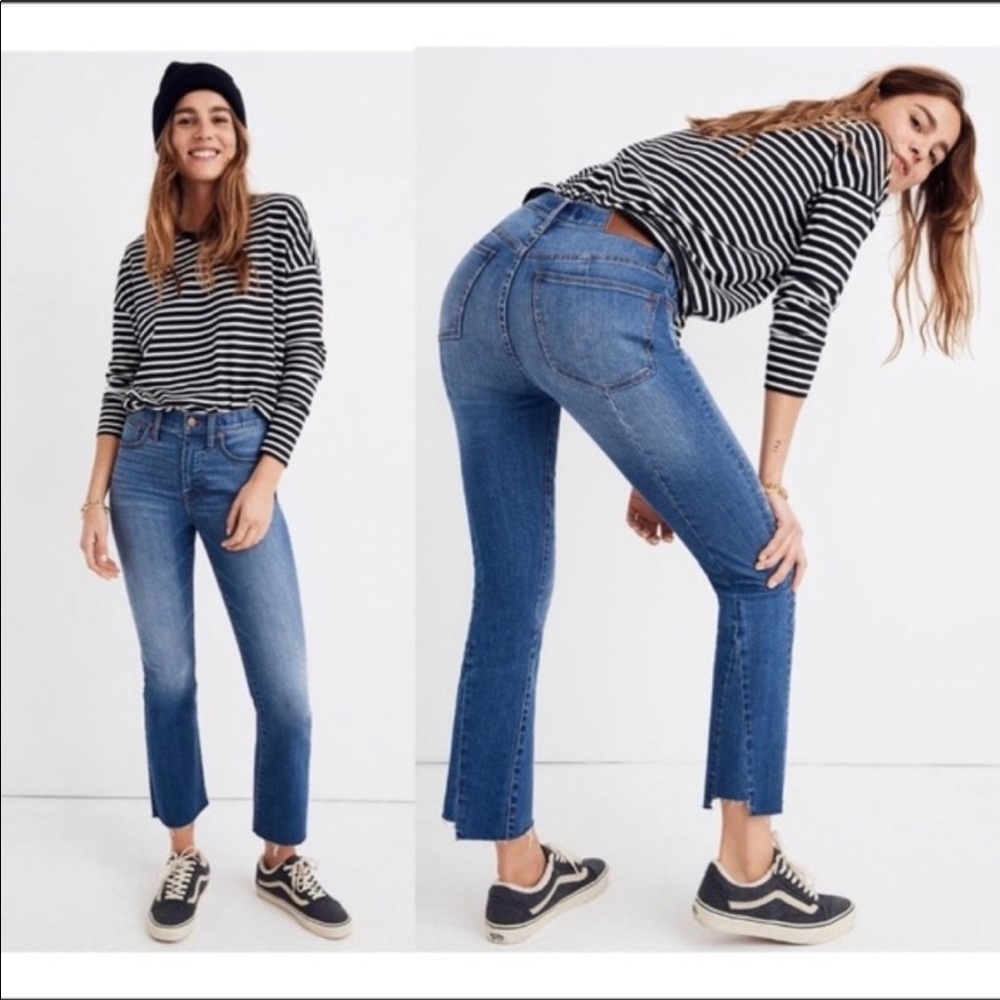 Madewell Cali Demi Boot Jeans Size 28